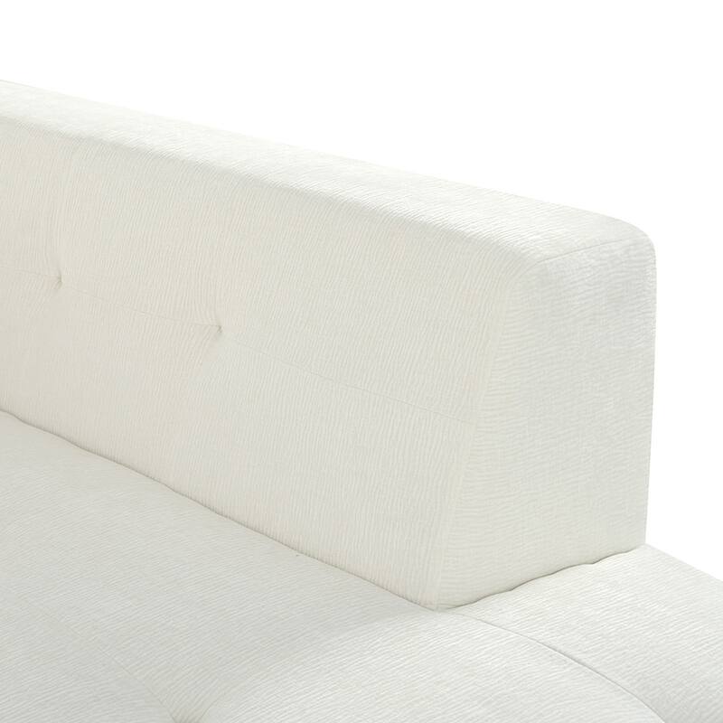 112.2" Modular L-Shaped Sofa, 2-Piece Modern Minimalist Design