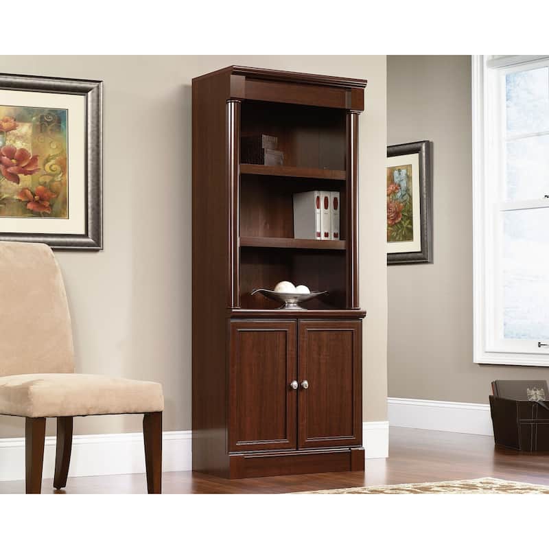 Palladia Library W/doors - Select Cherry