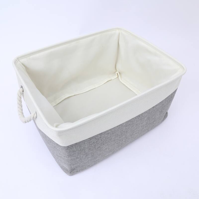 Storage Cube, Fabric Storage Bin with Handles for Closet, 1 Pack Storage Basket for Organizing Clothes Books