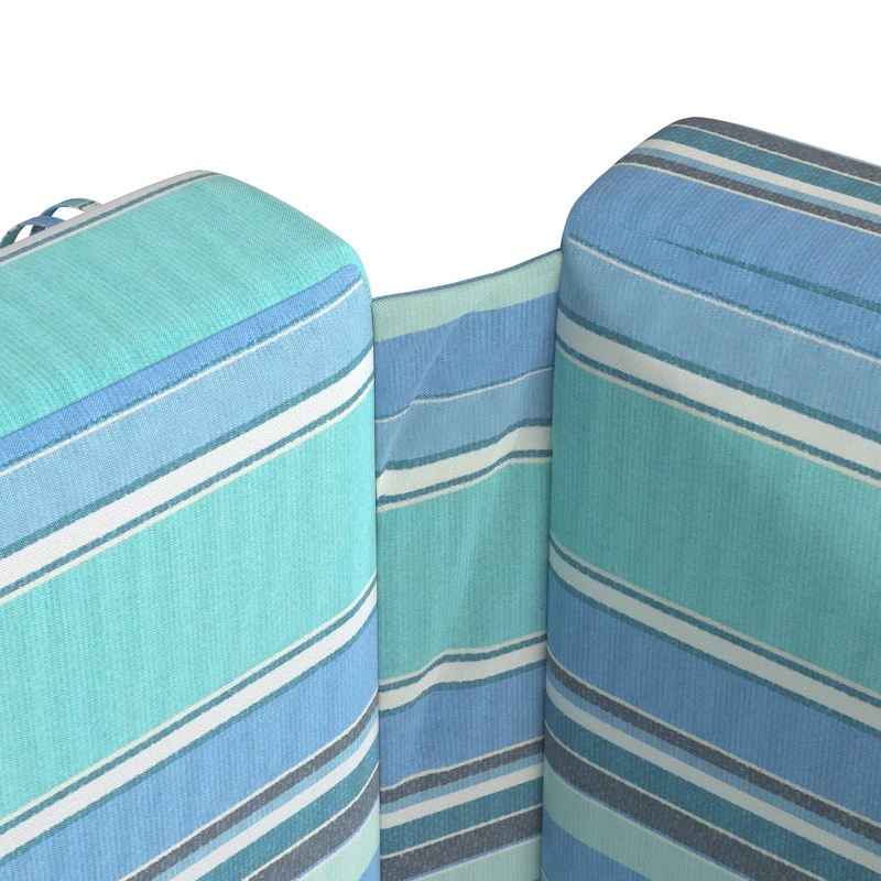 California Umbrella Outdoor Chaise Lounge Cushion, 24" x 78", Memory Foam, Sunbrella Fabric