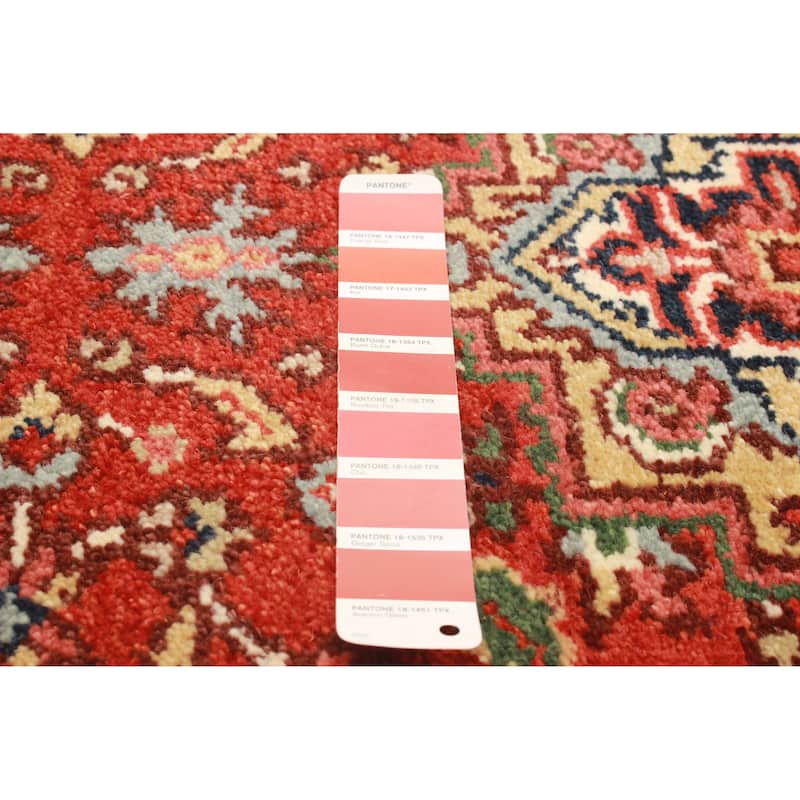 ECARPETGALLERY Hand-knotted Serapi Heritage Red Wool Rug - 2'7 x 19'9