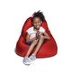 preview thumbnail 6 of 41, Jaxx Nimbus Spandex Bean Bag Chair for Kids Red
