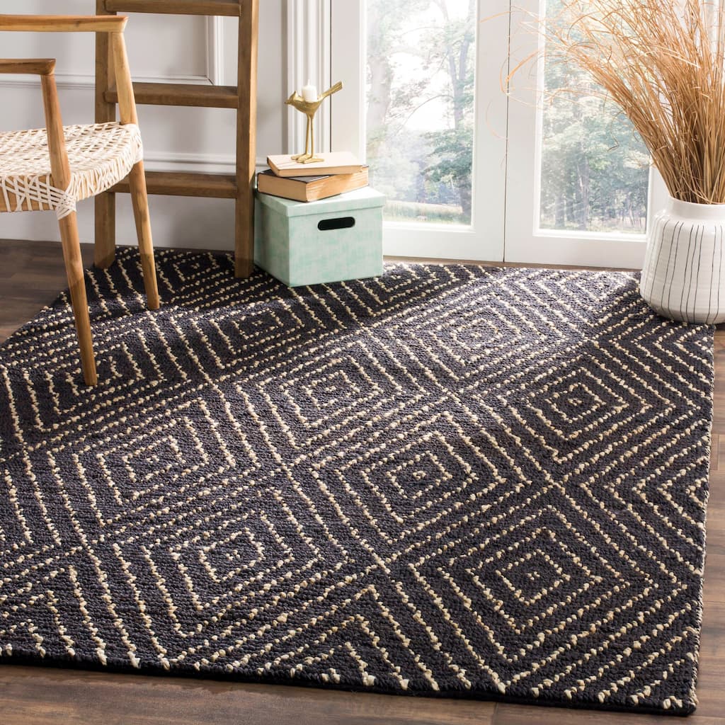 SAFAVIEH, Handmade Bohemian Kees Boho Jute Rug