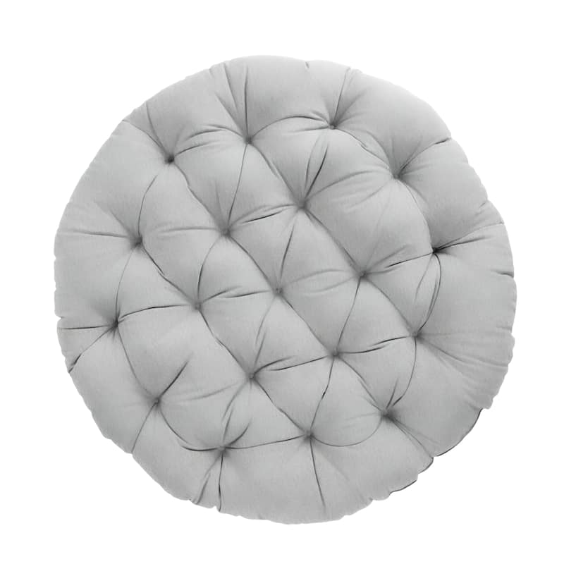 Sorra Home Indoor Suede Round Papasan Cushion
