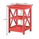 preview thumbnail 63 of 67, Convenience Concepts Oxford End Table with Shelves