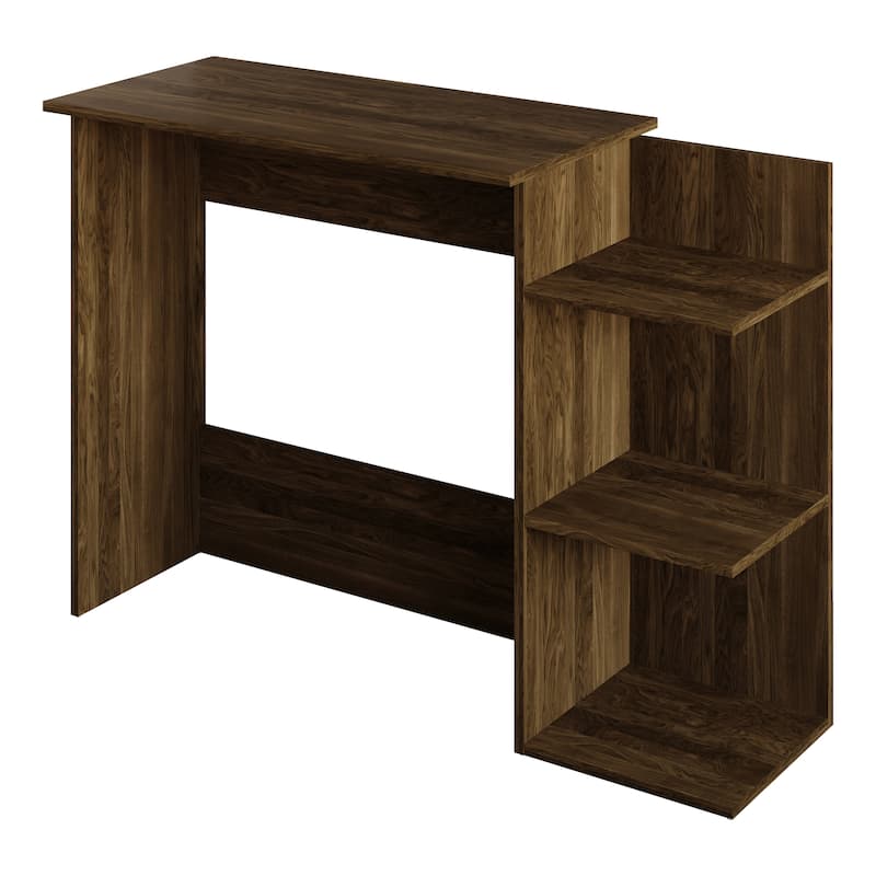CraftPorch Classic 43 Inch Writing Desk with 3- Open Shelf