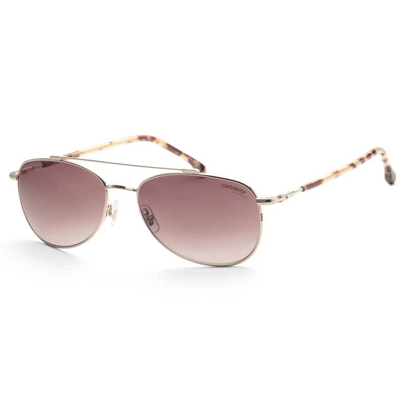 Carrera Unisex 58 mm Rose Gold Sunglasses