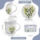 preview thumbnail 3 of 4, STP Goods Lily of the Valley Bone China Tea Set for 2. in Gift Box