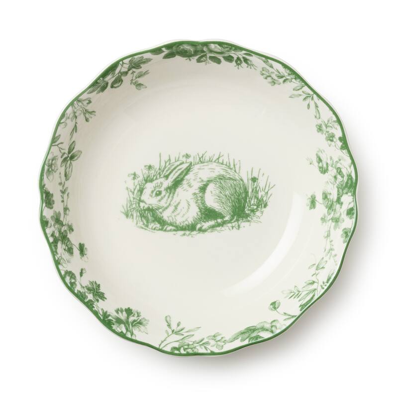 Certified International Le Jardin Set of 4 Soup Bowl 8" 4 asst - 8"W x 8"D x 2"H