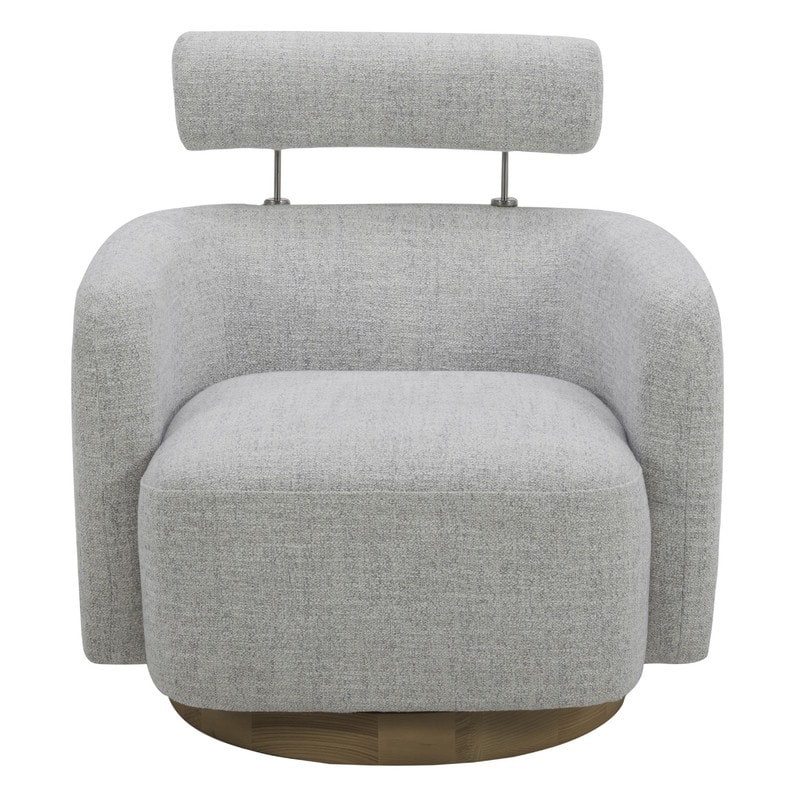Spruce & Spring Ray Modern Swivel Accent Barrel Chairs