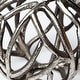 preview thumbnail 13 of 17, Sphaira I Small Silver Cast Aluminum Decorative Tree Branch Orb