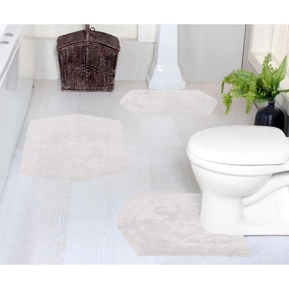 Homantic Off-white Bathroom Rugs - Bath Mats for Bathroom Non Slip Machine  Washable White Carpet for Bathroom Floor Decor Water Absorbent Bath Rugs