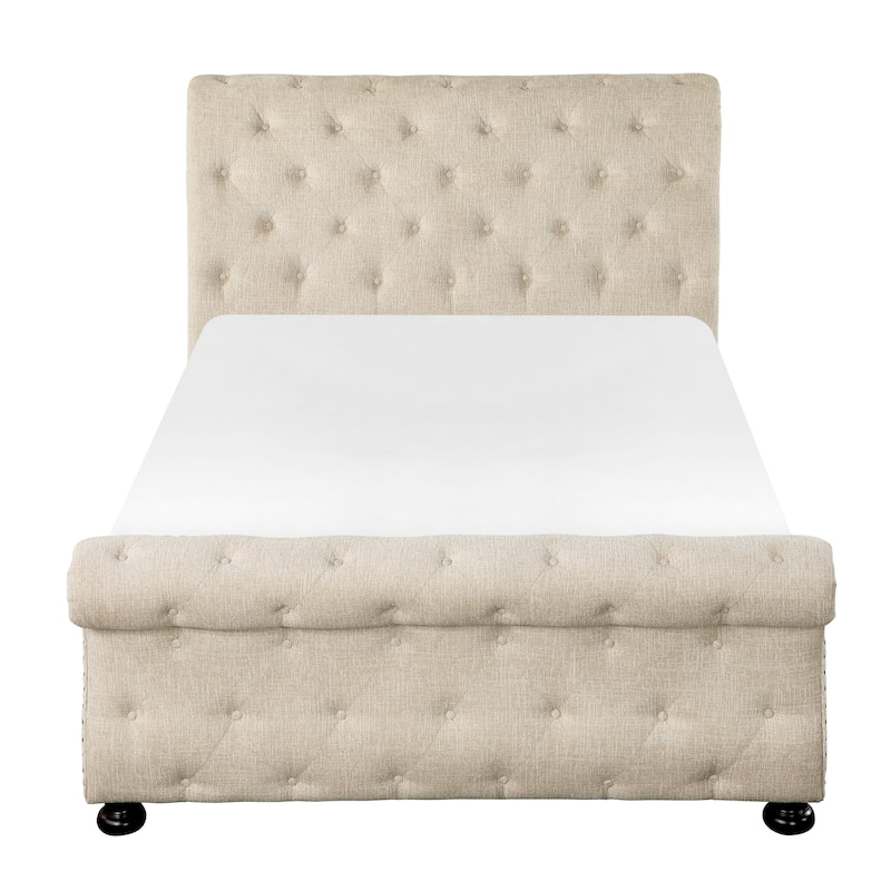 Clifton Upholstered Sleigh Bed