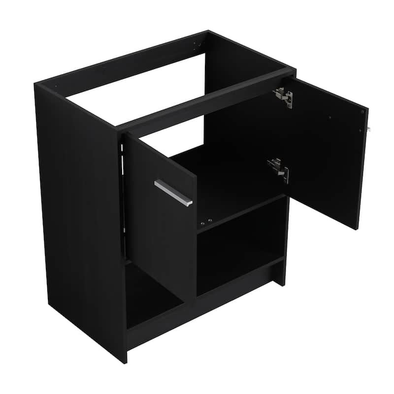 Malwee 30"/36" FreeStanding Bathroom Vanity, Floor Stand Bathroom Vanity with Sink and Soft Close Door