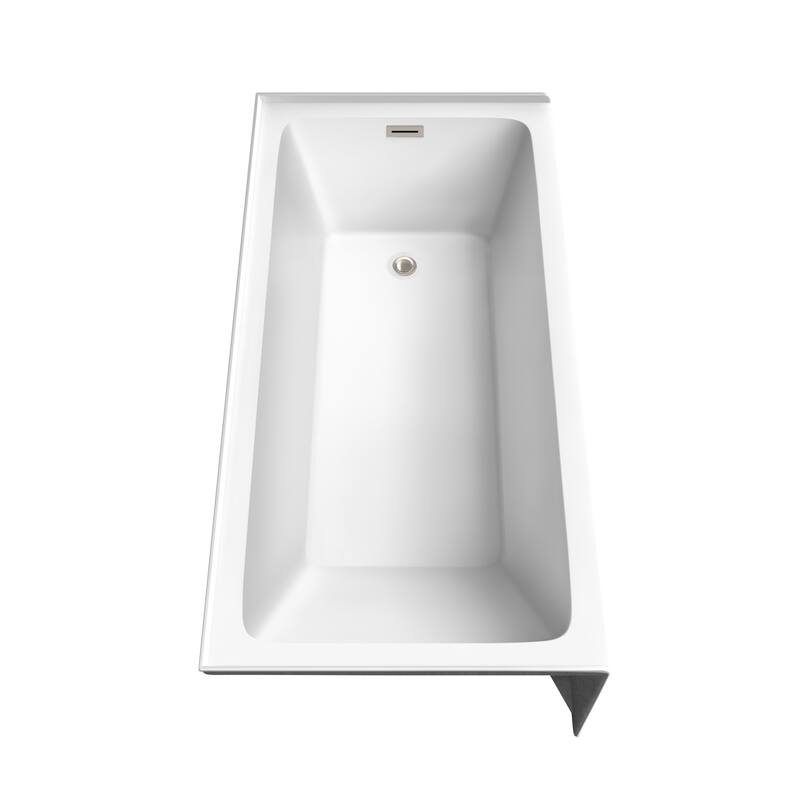 Wyndham Collection WCBTW16030R18 Grayley 60" Three Wall Alcove Acrylic