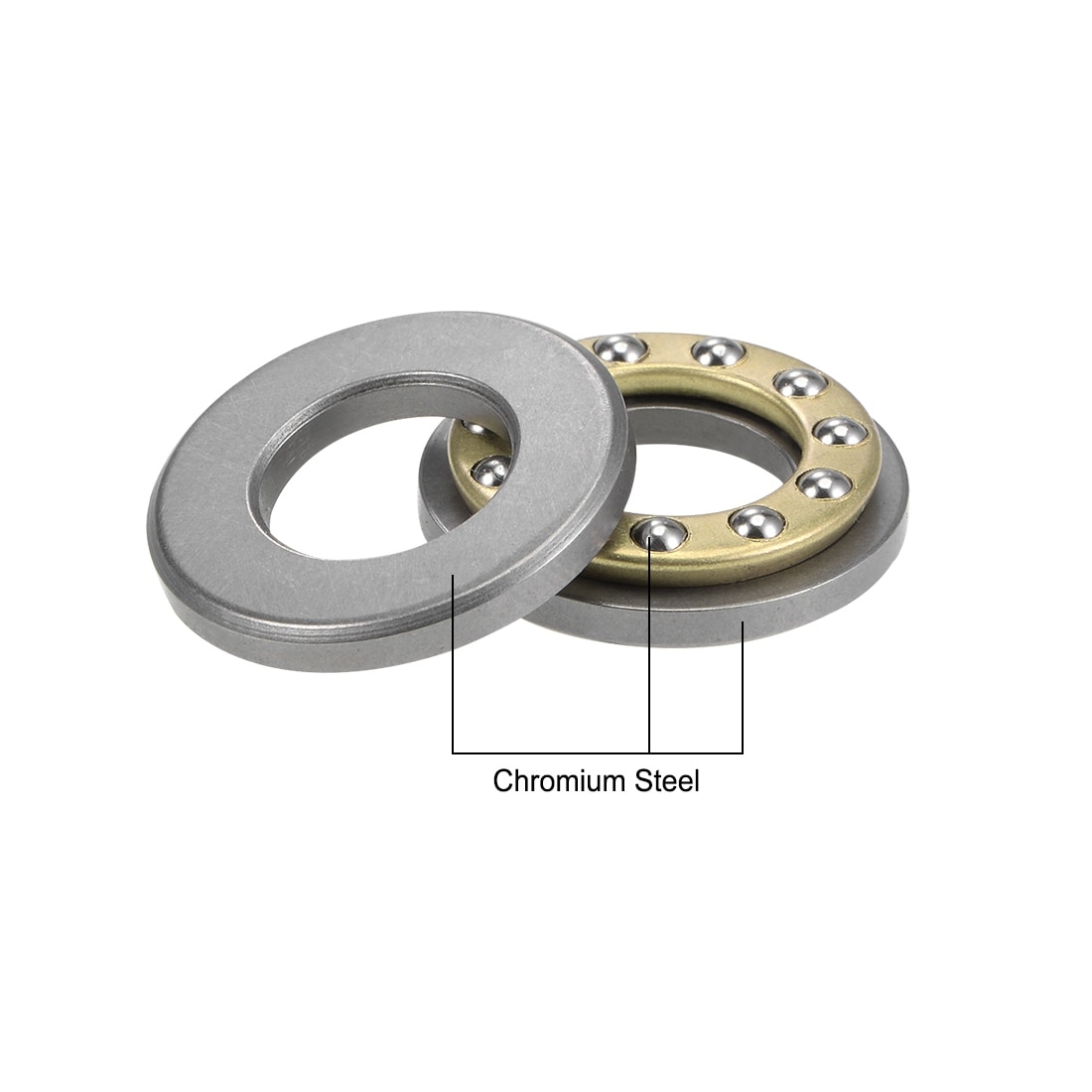 XYWHPGV F12-23M Thrust Ball Bearings 12mm X 23mm X 7.5mm Chrome Steel Single Direction 2pcs(0b44f De5a3 4cd28 Aaf57 19ba6 8a96f - View #7