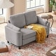 preview thumbnail 12 of 40, 59.06" Loveseat Sofa with Soft Handrest