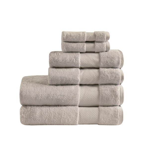 Madison park turkish cotton 6 piece bath towel se outlet