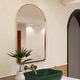 preview thumbnail 16 of 24, Rita Metal Framed Oval Wall Mirror Bathroom Vanity Mirror