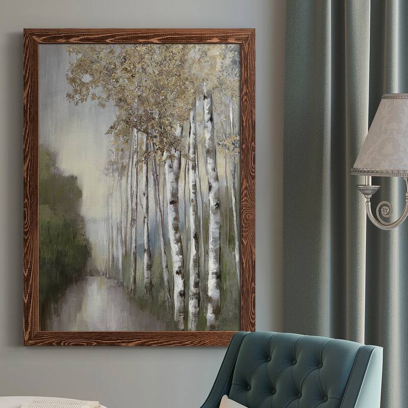 Woodland Walk Neutral-Premium Framed Canvas - Ready to Hang