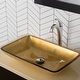 preview thumbnail 30 of 35, Kraus Glass Vessel Sink, Bathroom Faucet, Mounting Ring