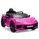 preview thumbnail 15 of 47, 12V Kids Ride on Car Licensed Corvette Battery Powered Car Toddles Electric Sports Car Toy with Remote Control Brown