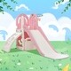 preview thumbnail 10 of 25, 4 in 1 Toddler Climber and Slide Set, Kids Playground Climber Freestanding Slide Playset with Basketball Hoop Play Combination