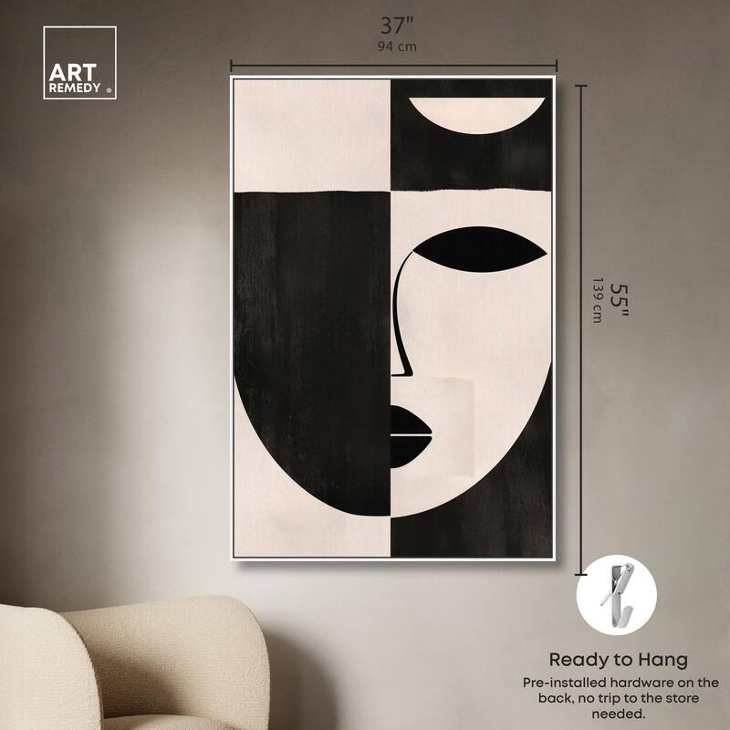 Divided Self II Canvas by Art Remedy