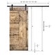 preview thumbnail 29 of 34, Barn Door With Solid Knotty Pine Paneled Wood and Hardware Kit(DIY)