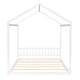 preview thumbnail 7 of 15, Queen Size Wooden House Bed with Headboard