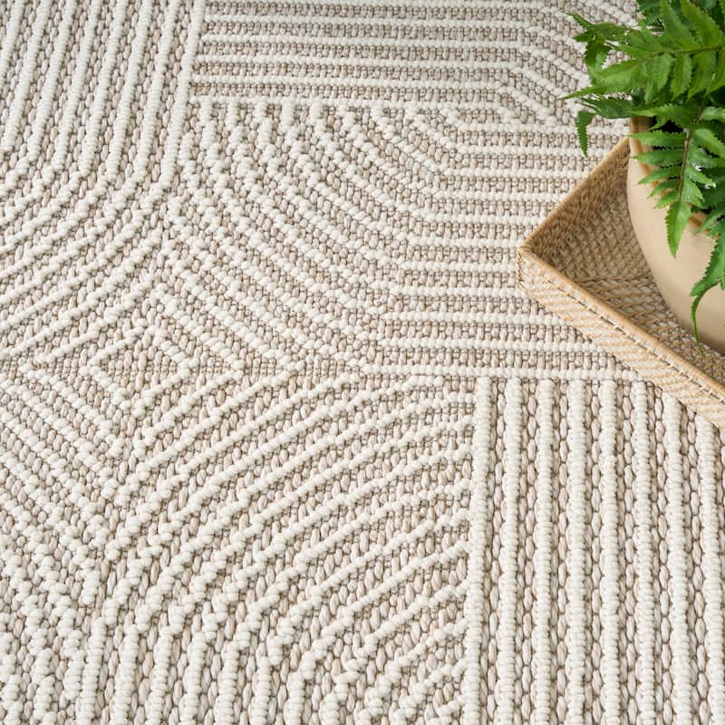 Nourison Textured Home Indoor only Geometric Area Rug