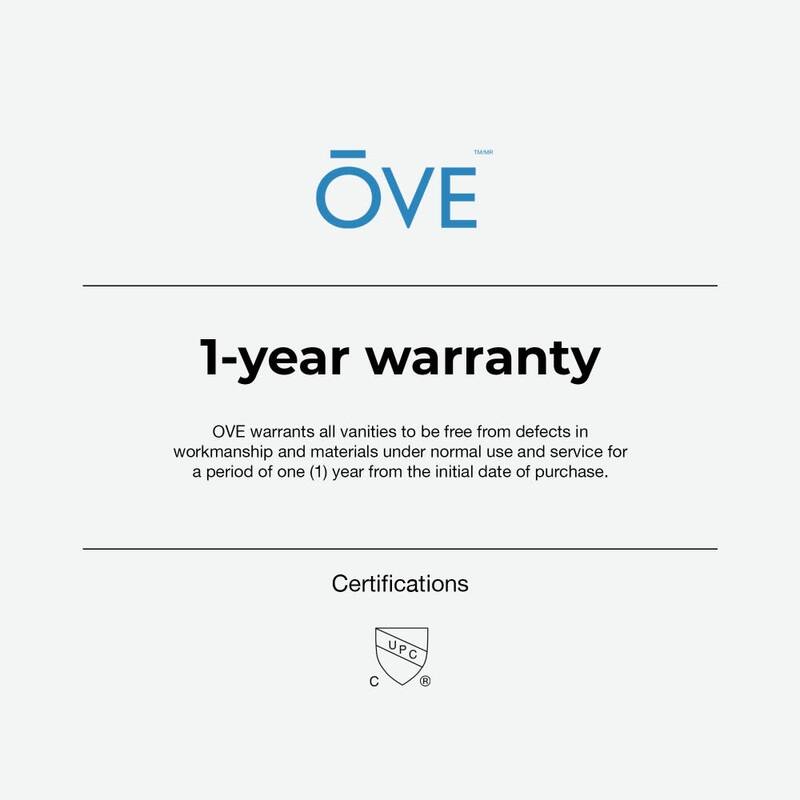 Ove Decors XANDER-36 Xander 36" Free Standing Single Basin Vanity Set