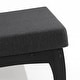 preview thumbnail 57 of 136, Outdoor Teak Wood Waterproof Armless Chair Loveseat with Cushions