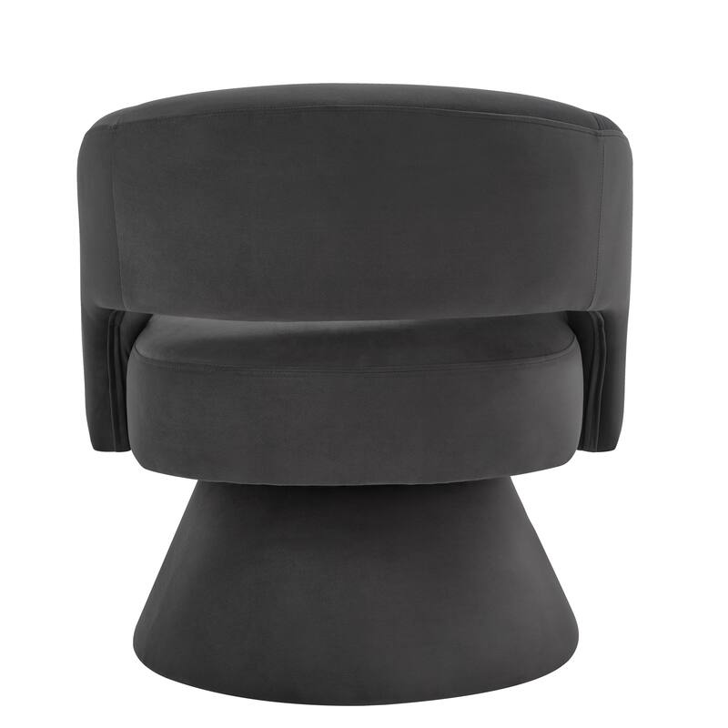 Modern Velvet Swivel Accent Chair, Set of 1