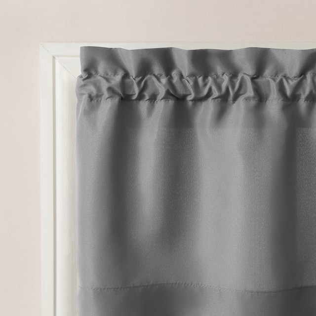 No. 918 Martine Microfiber Semi-Sheer Rod Pocket Kitchen Curtain Valance and Tiers Set