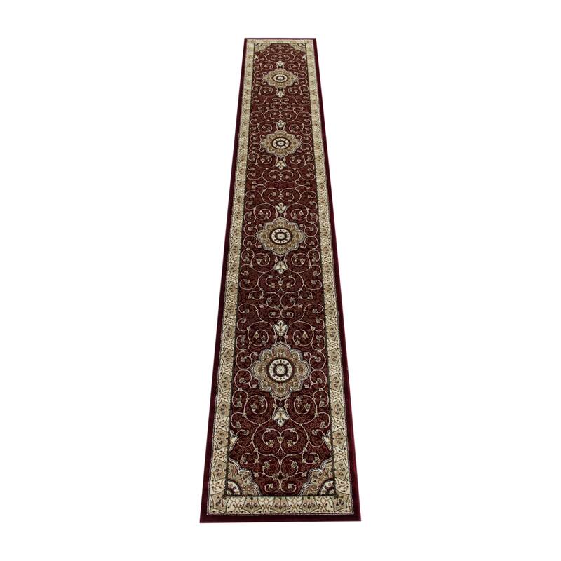 Medallion Motif Traditional Persian Style Olefin Area Rug