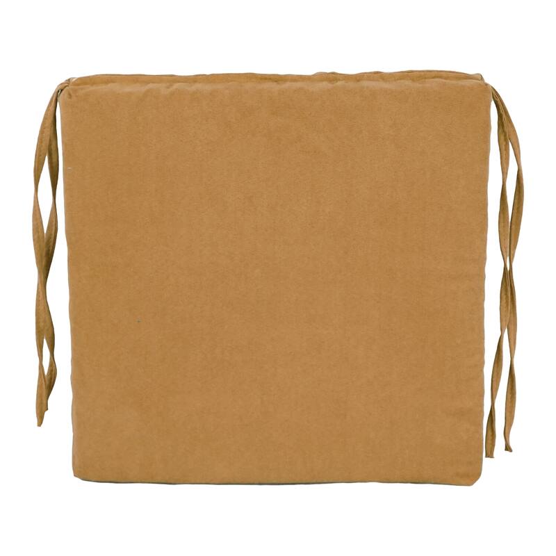 16-inch Square Indoor Microsuede Chair Cushions (Set of 2 or 4) - 16 x 16