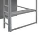 preview thumbnail 6 of 15, Safety Guaranteed Wood Loft Bed with Built-in Wardrobe, Desk, Storage Shelves and Drawers, Full Size, Grey