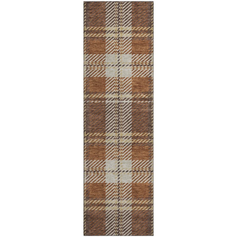 Premium Washable Super Soft Plaid Mayfield Rug