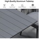 preview thumbnail 2 of 15, PURPLE LEAF Outdoor Dining Set with Patio Aluminium Dining Table and Wicker Rattan Chairs