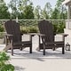preview thumbnail 18 of 60, BONOSUKI Patio Adirondack Chairs Weather-resistant(Set of 2) Mocha