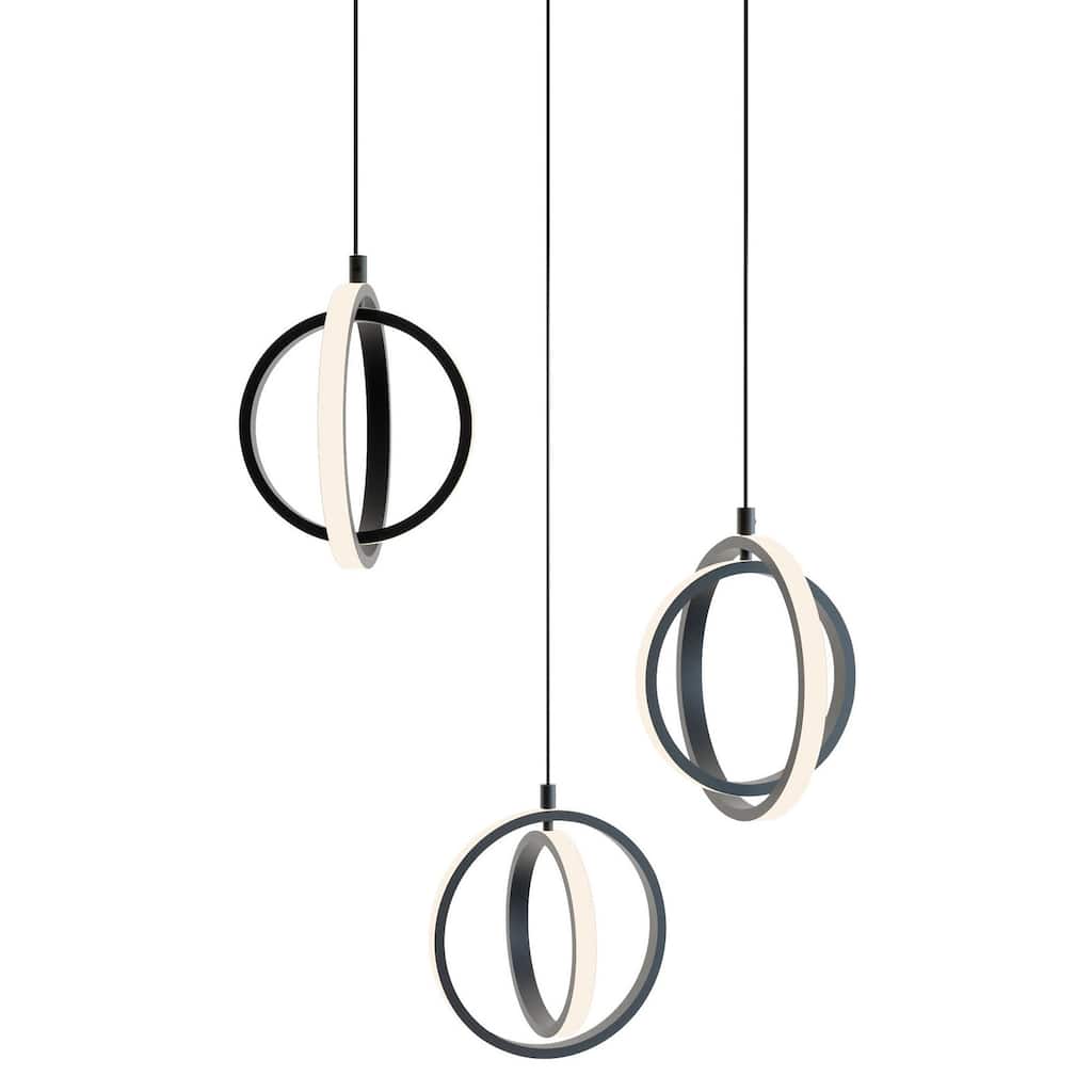 AFX LCKP09L30D1RND3 Lock 23" Wide LED Multi Light Pendant