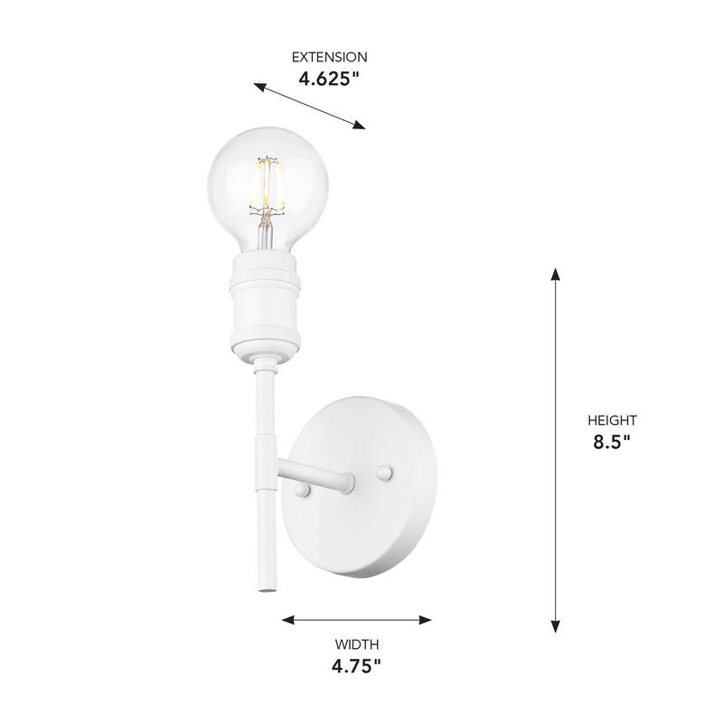 Axel Damp-Rated 1-Light Wall Sconce