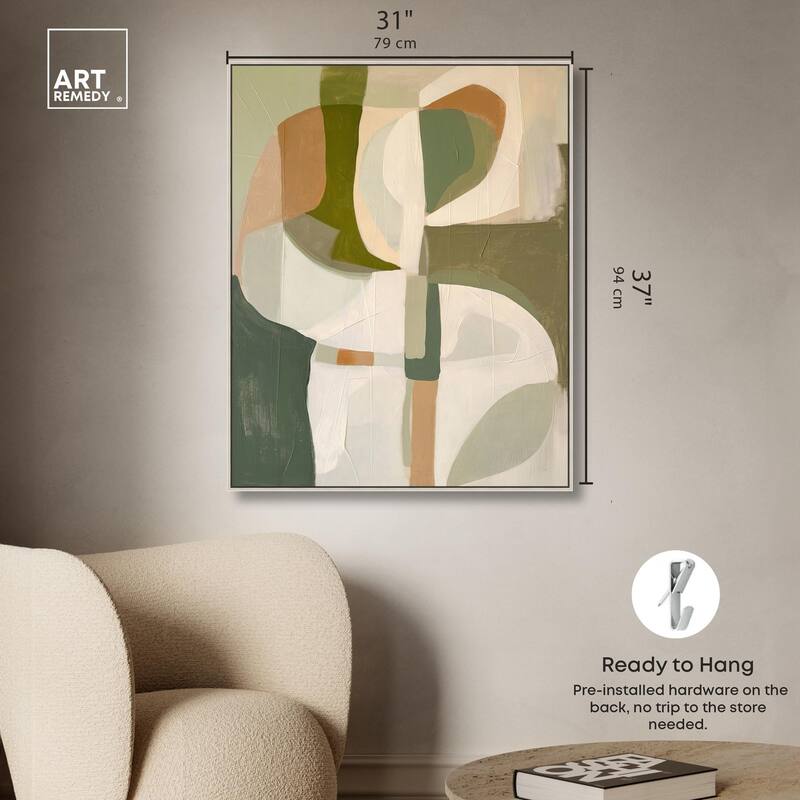 Hazy Shape Tapestry Canvas by Art Remedy