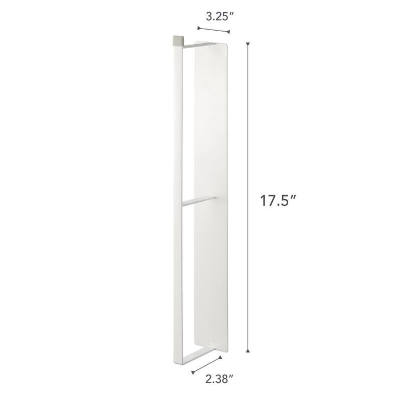 Yamazaki Home Magnetic Clothes Hanger Organizer, Steel, Holds 8.25 lbs - L 3.35 x W 2.36 x H 18.11 inches