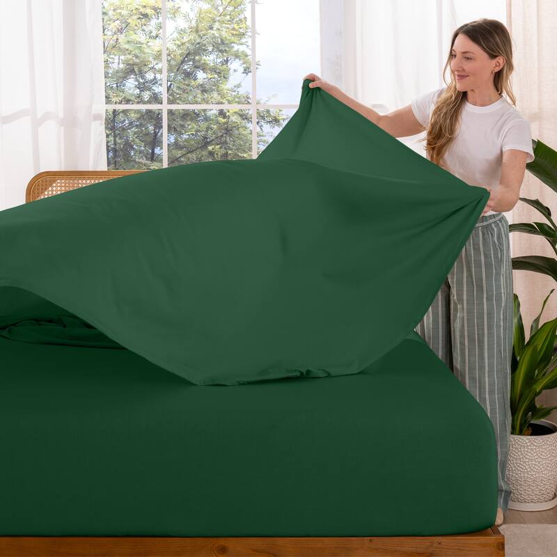 Bare Home Organic Cotton Jersey Sheet Set