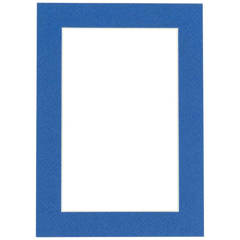 13x19 Mat Bevel Cut for 11.5x17 Photos - Acid Free Royal Blue Precut Matboard - For Pictures, Photos, Framing - Blue