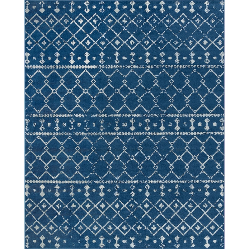 Jade Farmhouse Geometric Indoor Area Rug