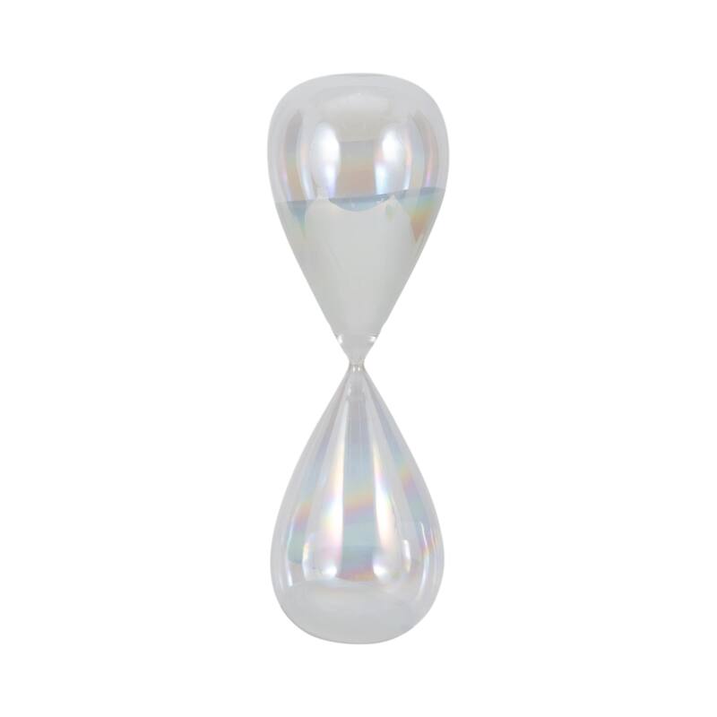 Contemporary Hourglass Sculpture for Home Decor - Stylish Decorative Object