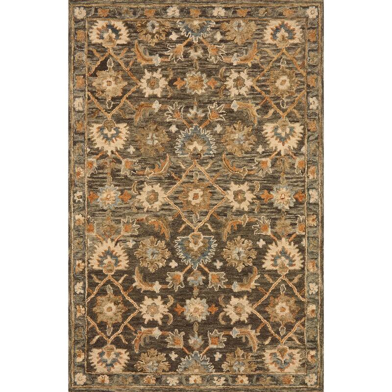 Alexander Home Madaline Hand-Hooked 100% Wool Victorian Rug